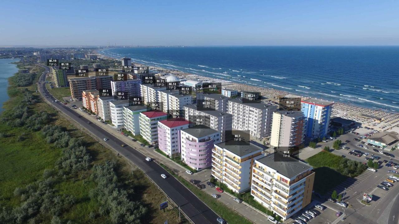 شقة Mamaia Summerland Seaview المظهر الخارجي الصورة